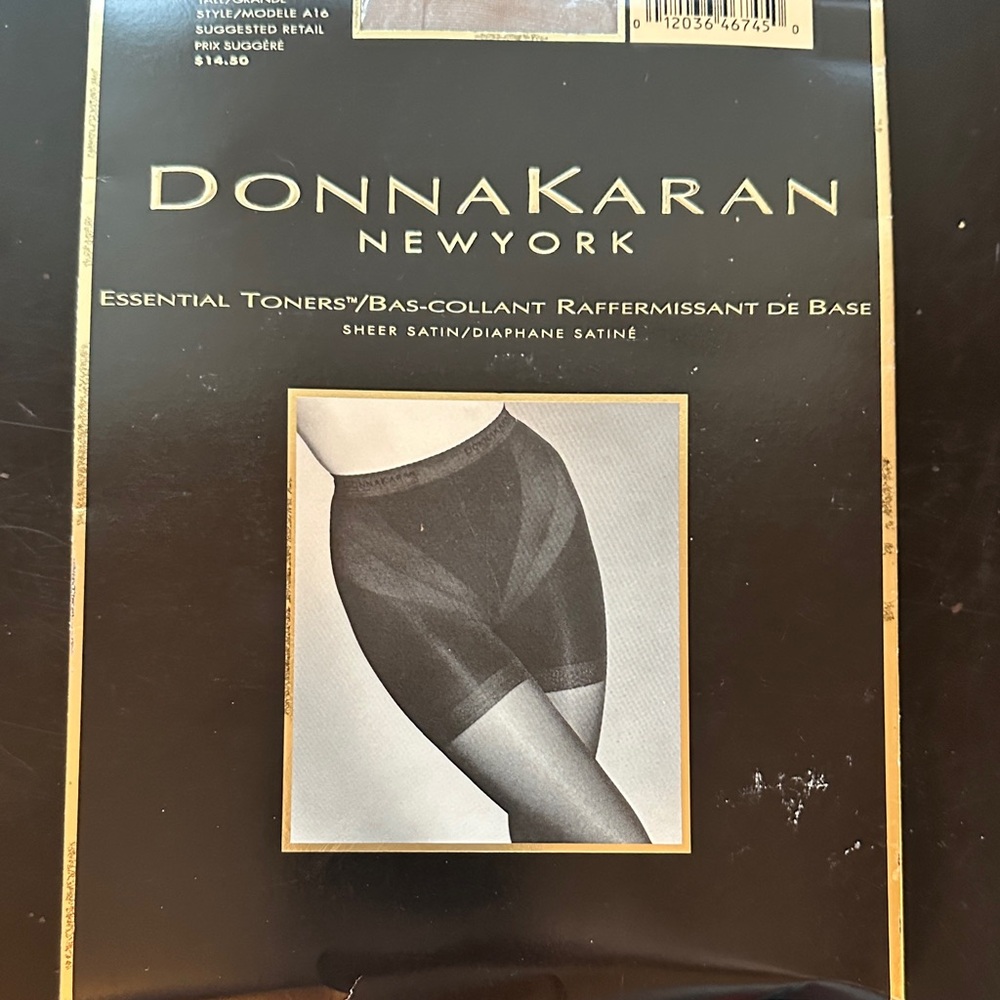 Donna Karan Black Sheer Satin Toners